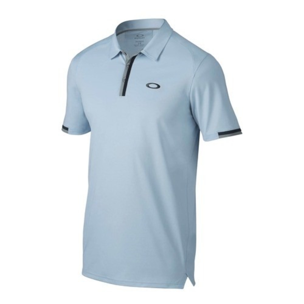Oakley 433111 Bubba Watson Light Blue Polo Collared Golf UVA UVB Shirt sz XL